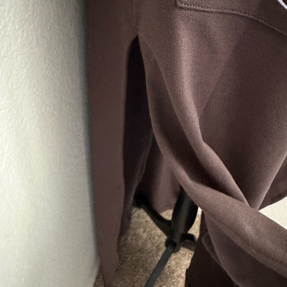 Y2k,90s Brown Jumper Overall Maxi Dress. big embroidered heart, Portugal Made - Picture 5 of 11